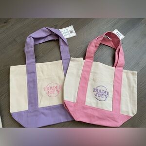 Trader Joe’s Pink & Purple Mini Tote